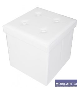 Location de pouf blanc