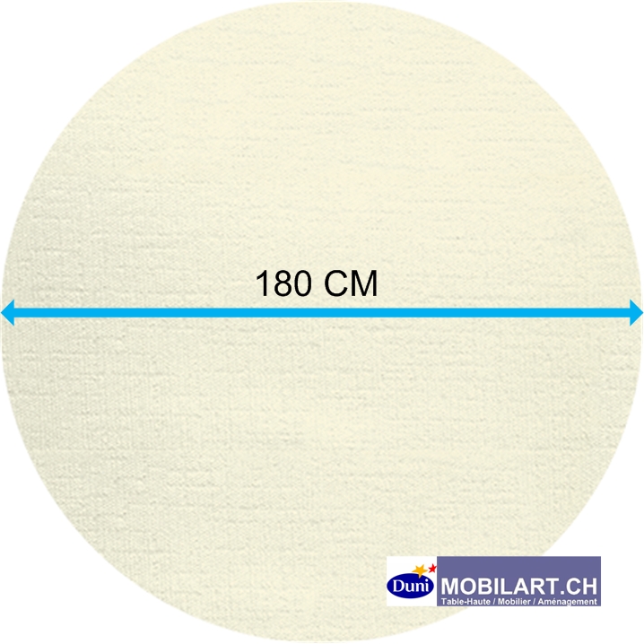 www.mobilart.ch - Nappe Duni 180 - Creme