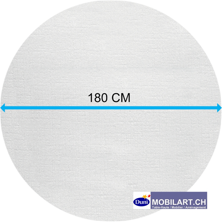 www.mobilart.ch - Nappe Duni 180 - Gris