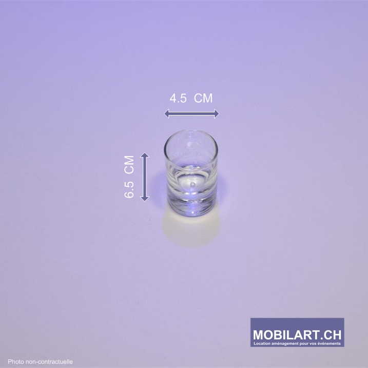 Mobilart - Location - Art de la table - Verre shoot 1