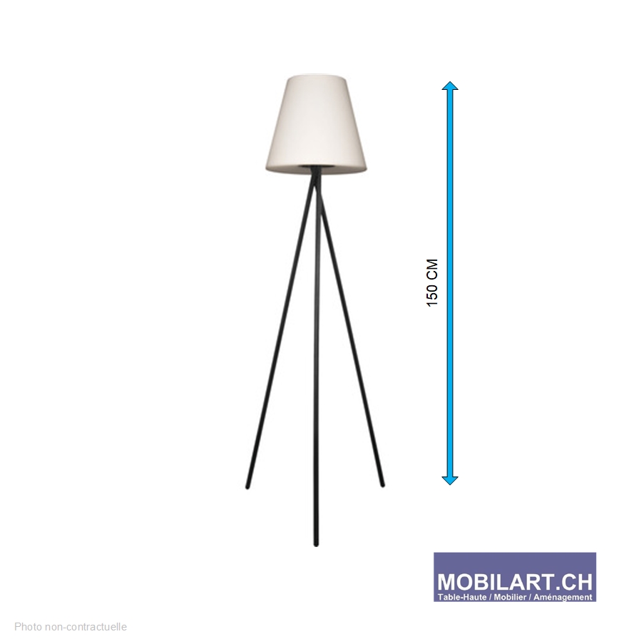 www.mobilart.ch - Location lampe led sur pied - 1