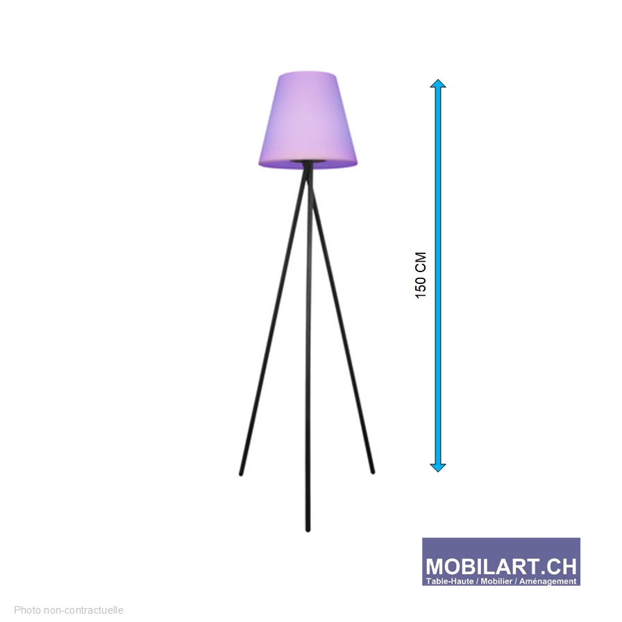 www.mobilart.ch - Location lampe led sur pied - 3